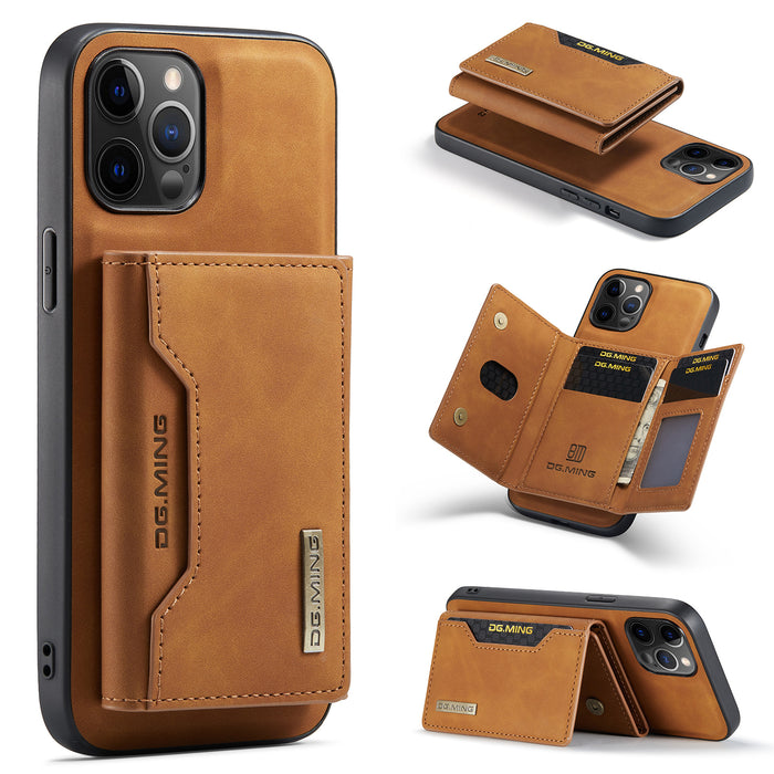 Sleek Premium Leather Wallet Flip Case for iPhone (compatible with iPhone 13-16 Pro Max)