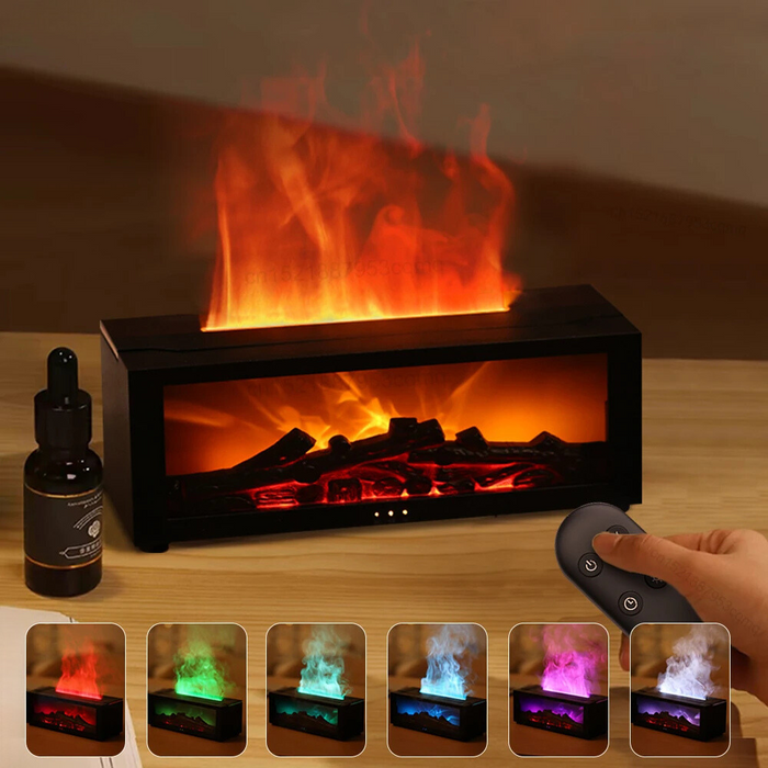 Cozy Fireplace Mist Humidifier