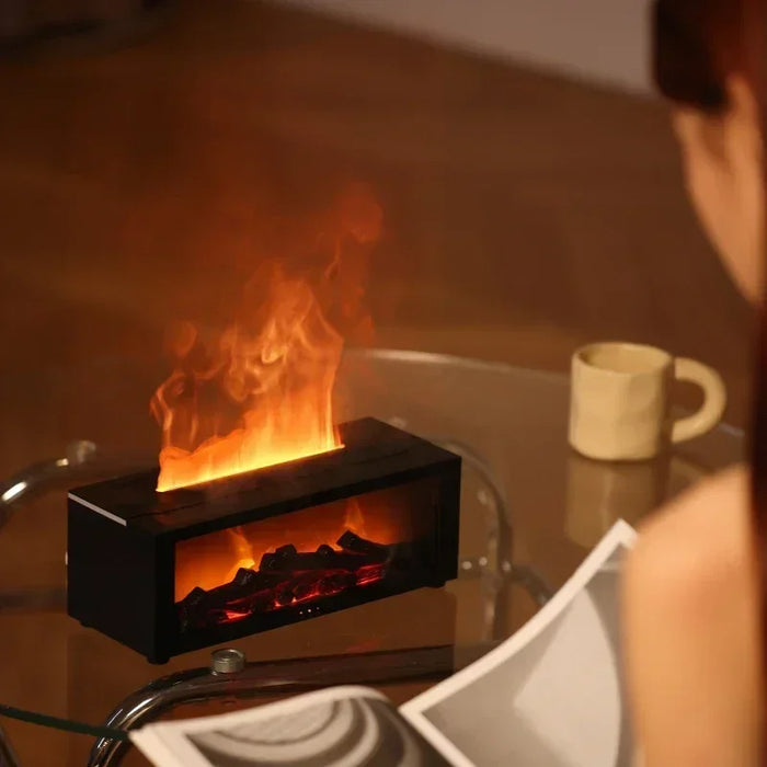 Cozy Fireplace Mist Humidifier