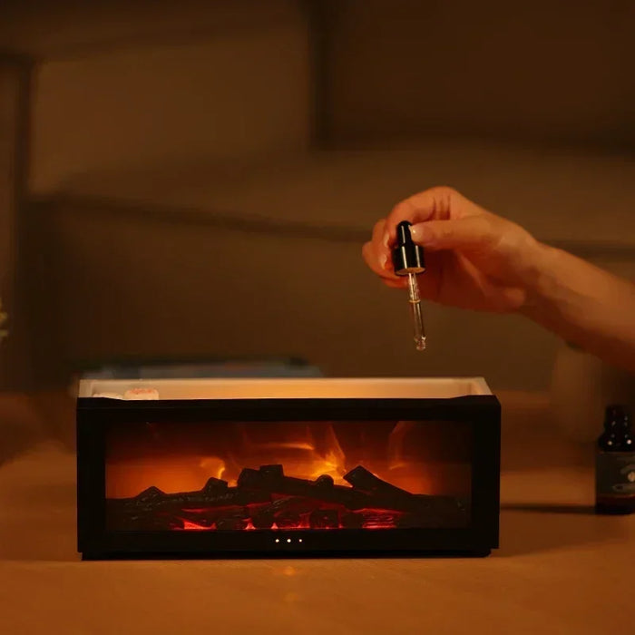 Cozy Fireplace Mist Humidifier
