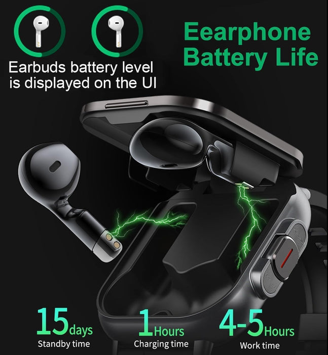 Smartwatch with Earbuds