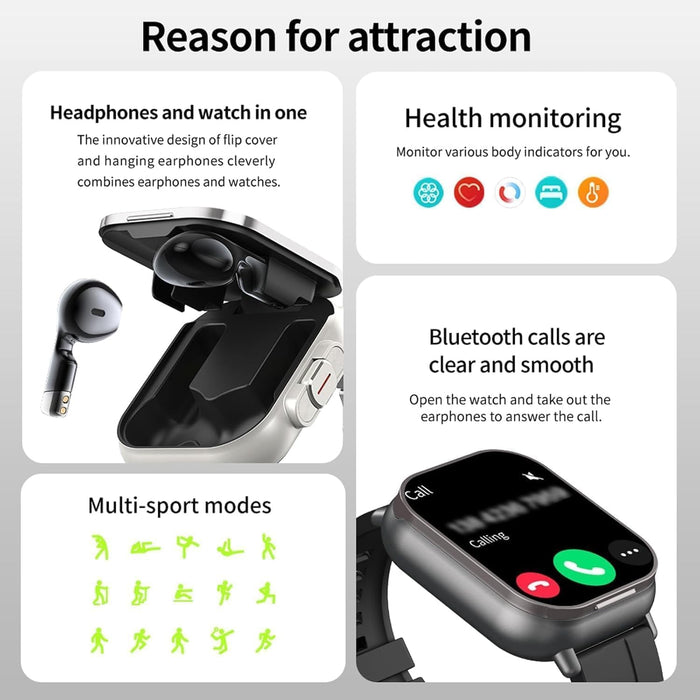 Smartwatch with Earbuds
