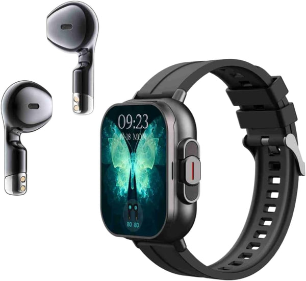 Smart Fitness Watch with Earbuds